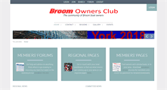 Desktop Screenshot of broomowners.com